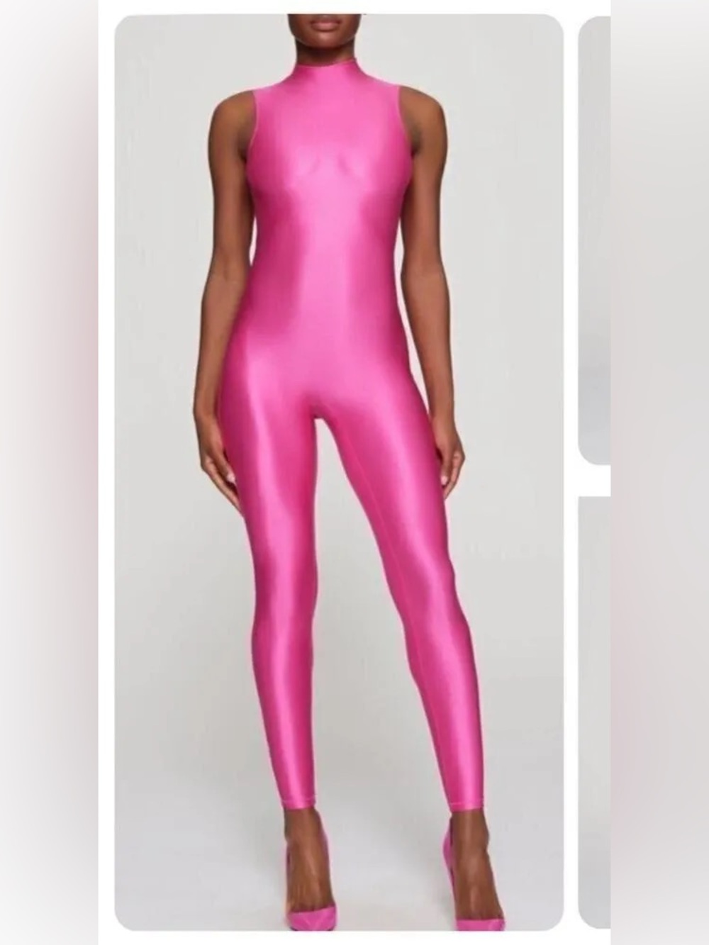 Nwot skims hot pink catsuit sz s
